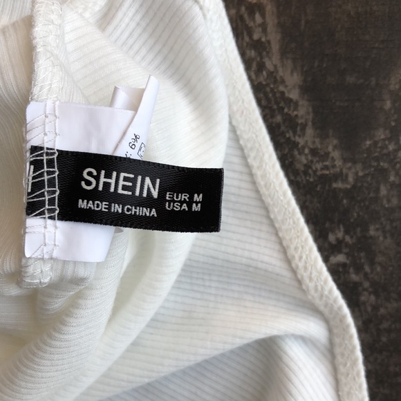 Shein off white ribbed body suit - Picture 9 of 9